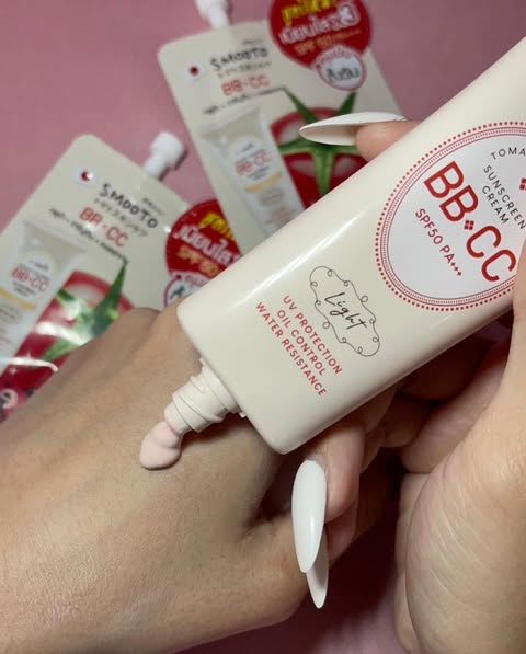 Smooto Tomato Collagen BB&CC Sunscreen Cream