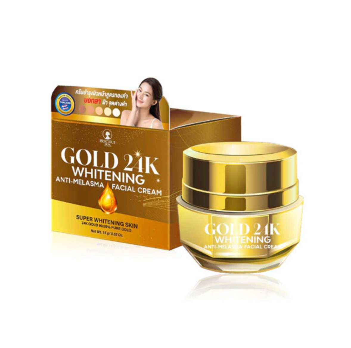 Precious Skin Gold 24K Whitening Anti-Melasma Facial Cream