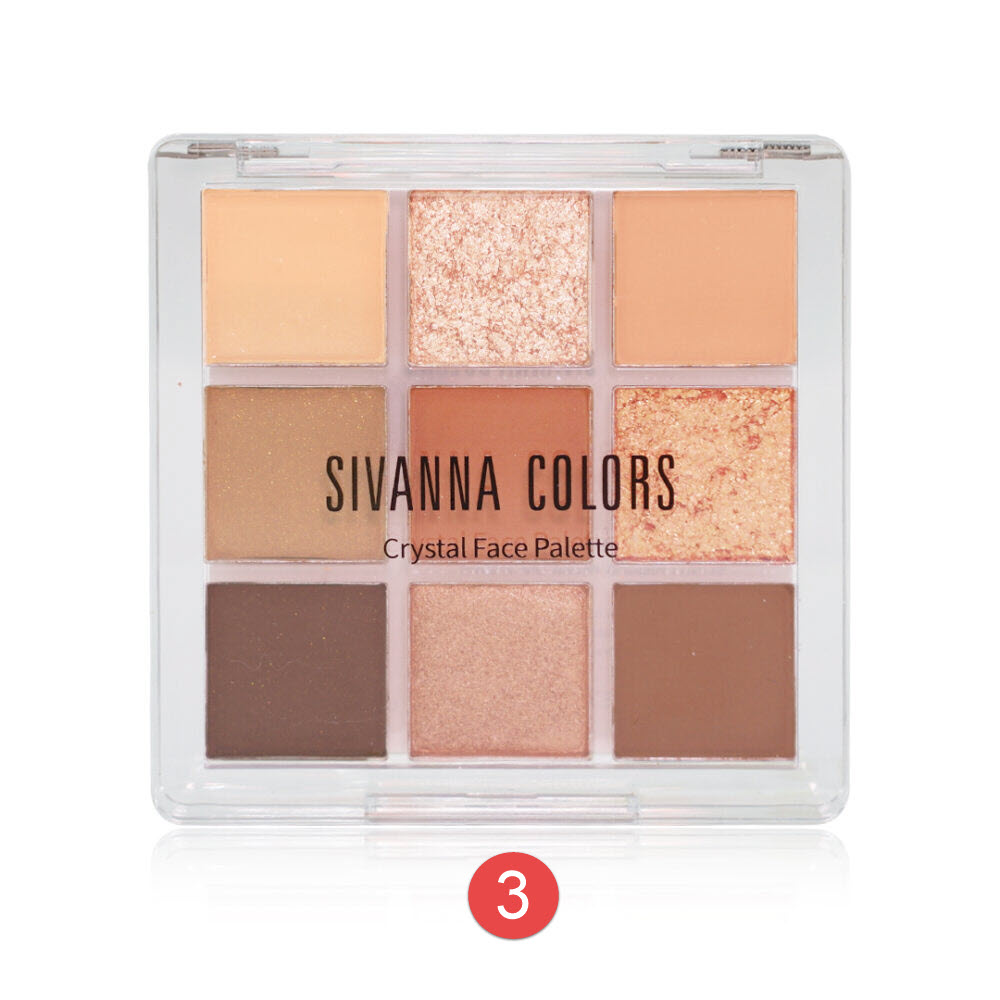 Sivanna Colors Crystal Face Palette - HF651