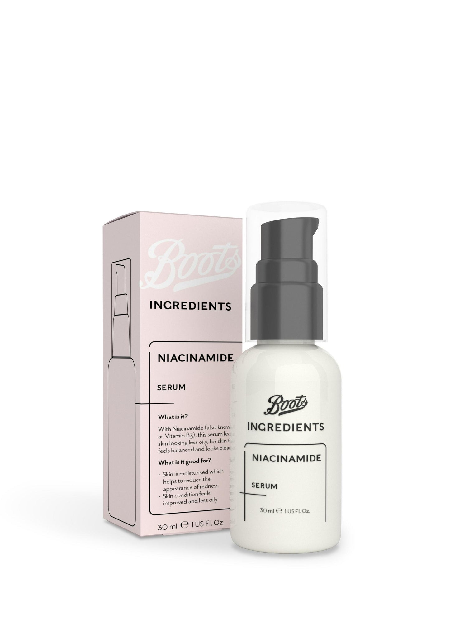 BOOTS Ingredients Niacinamide Serum