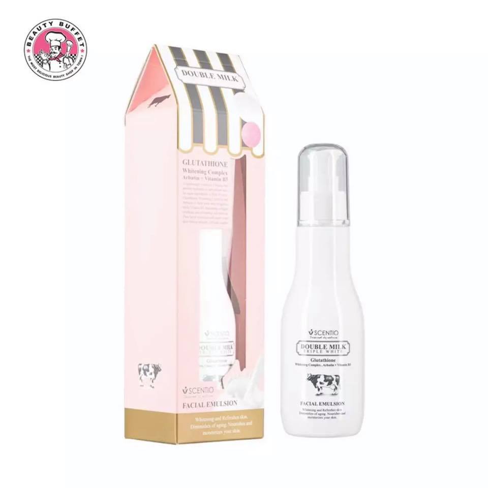 Scentio Double Milk Triple White Facial Emulsion