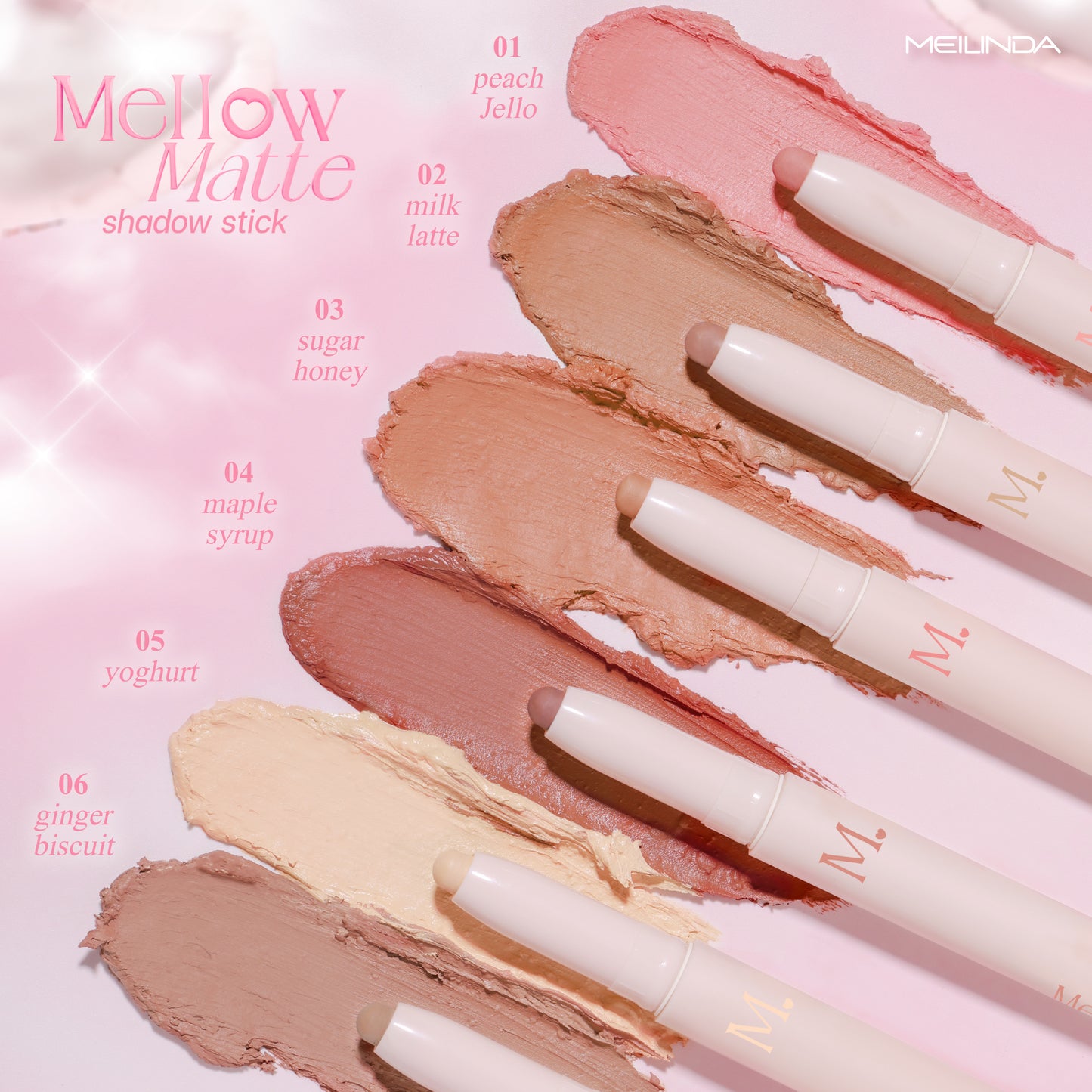 Meilinda Mellow Matte Shadow Stick