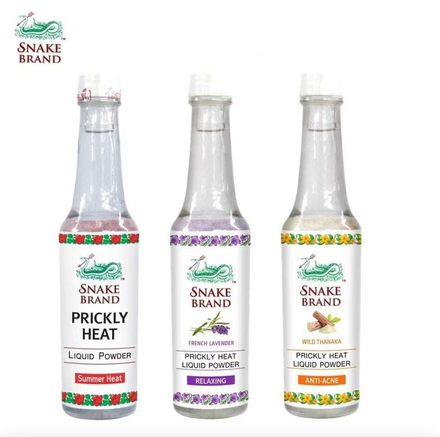 Snake Brand Prickly Heat Liquid Powder