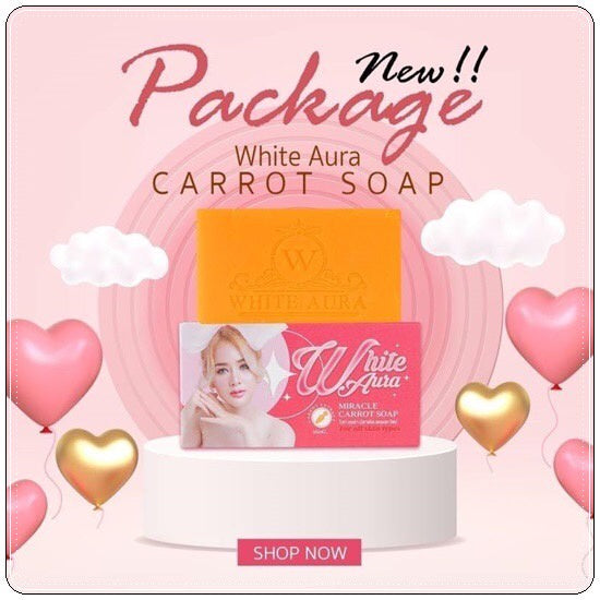 White Aura Miracle Carrot Soap