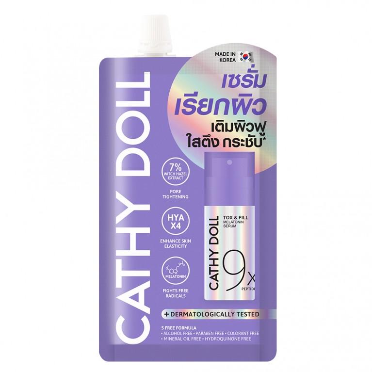 Cathy Doll TOX&FILL Melatonin Serum 9X Peptides - Sachet