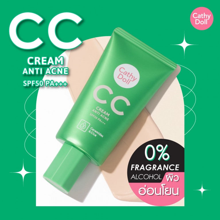 Cathy Doll CC Cream Anti Acne SPF50 PA+++