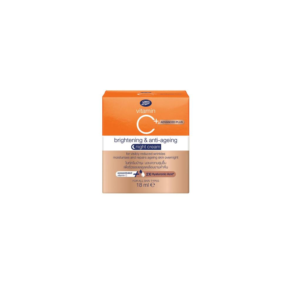 BOOTS Vitamin C Advanced+ Brightening & Anti-Ageing Night Cream