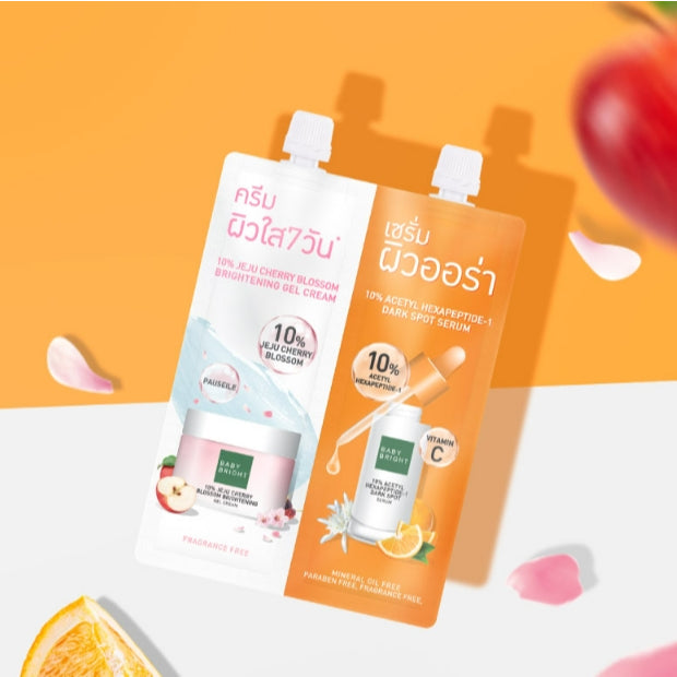 Baby Bright Double Booster Brightening Set - Sachet