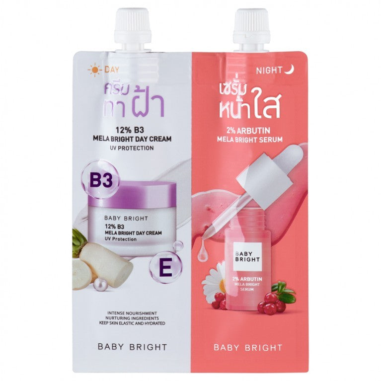 Baby Bright Day & Night Mela Bright Set - Sachet