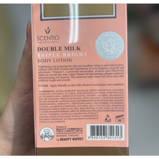 Scentio Double Milk Triple White Body Lotion