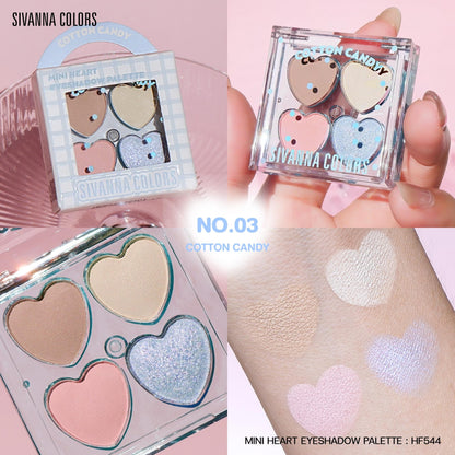 Sivanna Colors Mini Heart Eyeshadow Palette