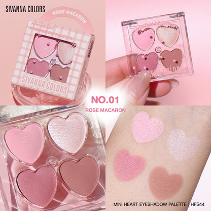 Sivanna Colors Mini Heart Eyeshadow Palette