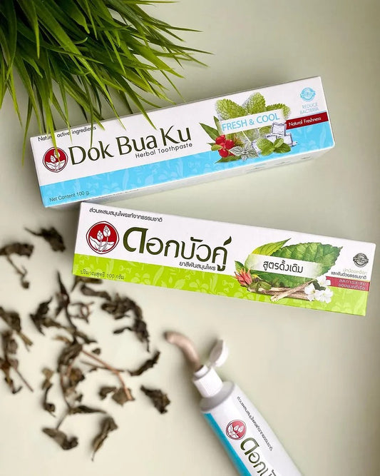 Twin Lotus Herbal Toothpaste (Dok Bua Ku)