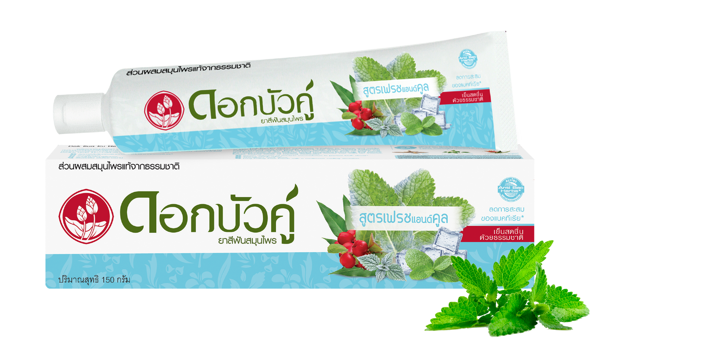 Twin Lotus Herbal Toothpaste (Dok Bua Ku)