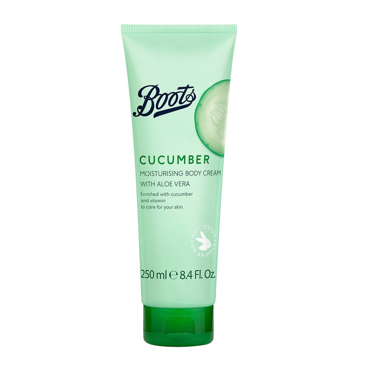 BOOTS Cucumber Moisturising Body Cream with Aloe Vera