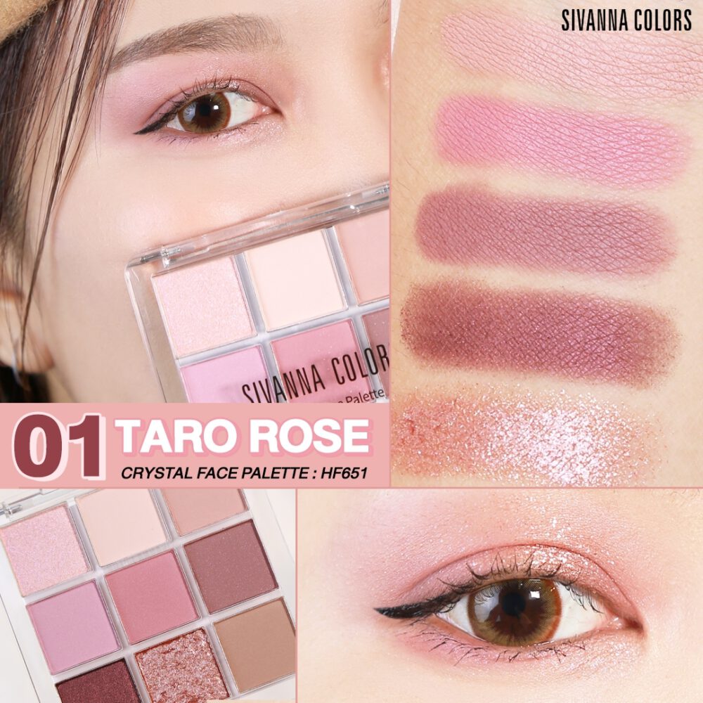 Sivanna Colors Crystal Face Palette - HF651