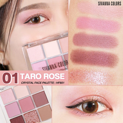Sivanna Colors Crystal Face Palette - HF651