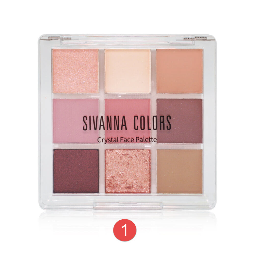 Sivanna Colors Crystal Face Palette - HF651