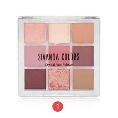 Sivanna Colors Crystal Face Palette - HF651