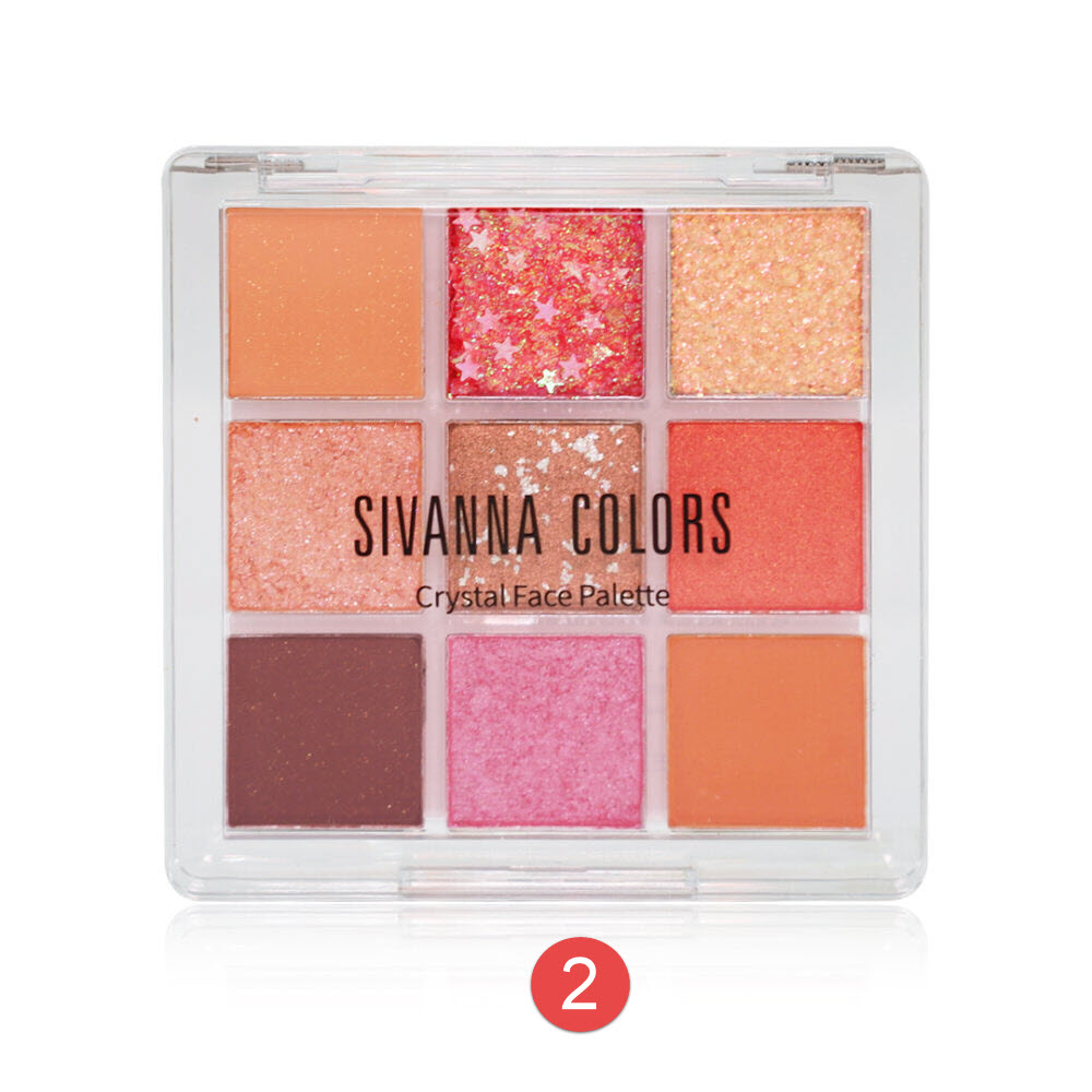 Sivanna Colors Crystal Face Palette - HF651