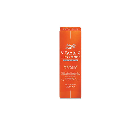 BOOTS Vitamin C Advanced Plus HYA & Peptide Intensive Serum (Brightening & Anti-Aging)