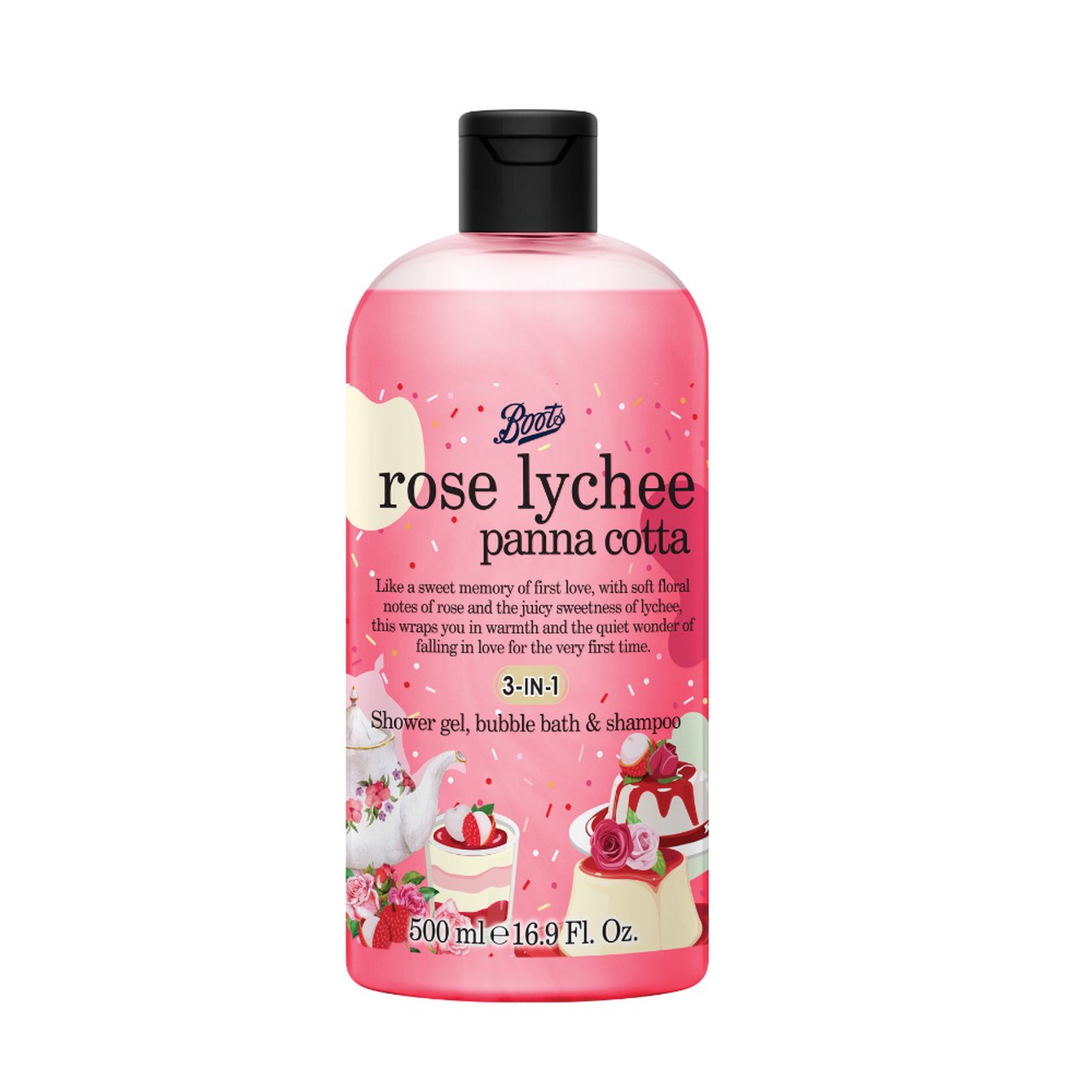 BOOTS Flavour Shower Gel, Bubble Bath & Shampoo