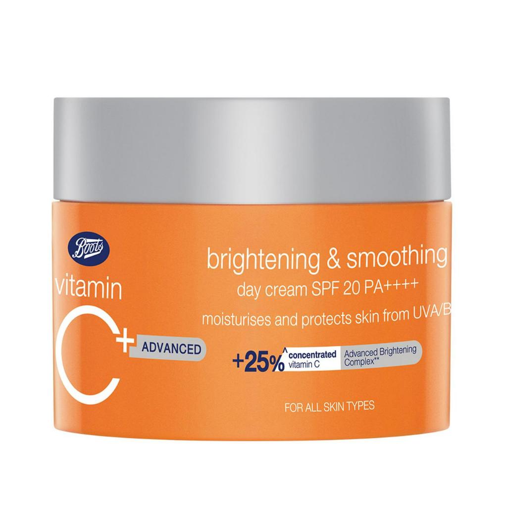 BOOTS Vitamin C Advanced+ Brightening & Smoothing Day Cream SPF20 PA+++