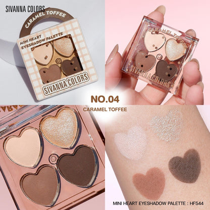 Sivanna Colors Mini Heart Eyeshadow Palette