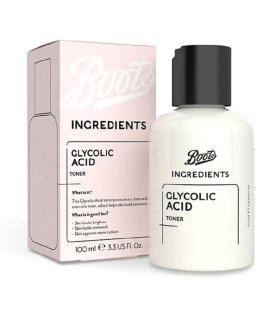 BOOTS Ingredients Glycolic Acid Toner