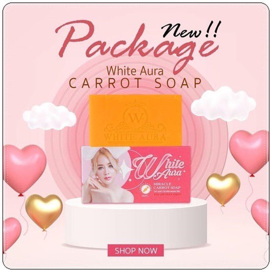 White Aura Miracle Carrot Soap