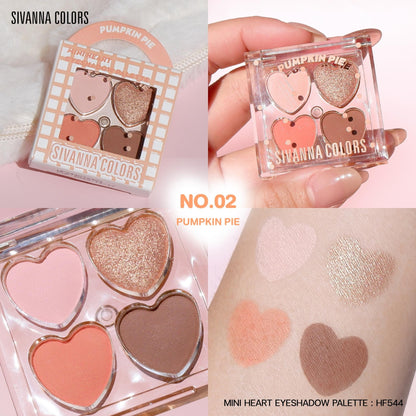Sivanna Colors Mini Heart Eyeshadow Palette