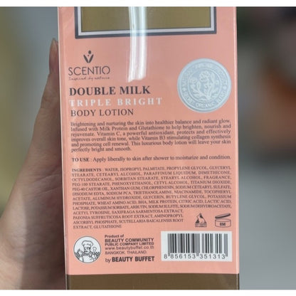 Scentio Double Milk Triple White Body Lotion