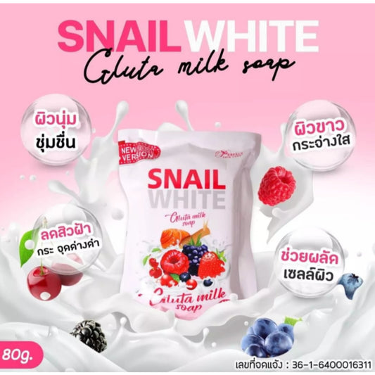 Snail White Gluta Milk Soap