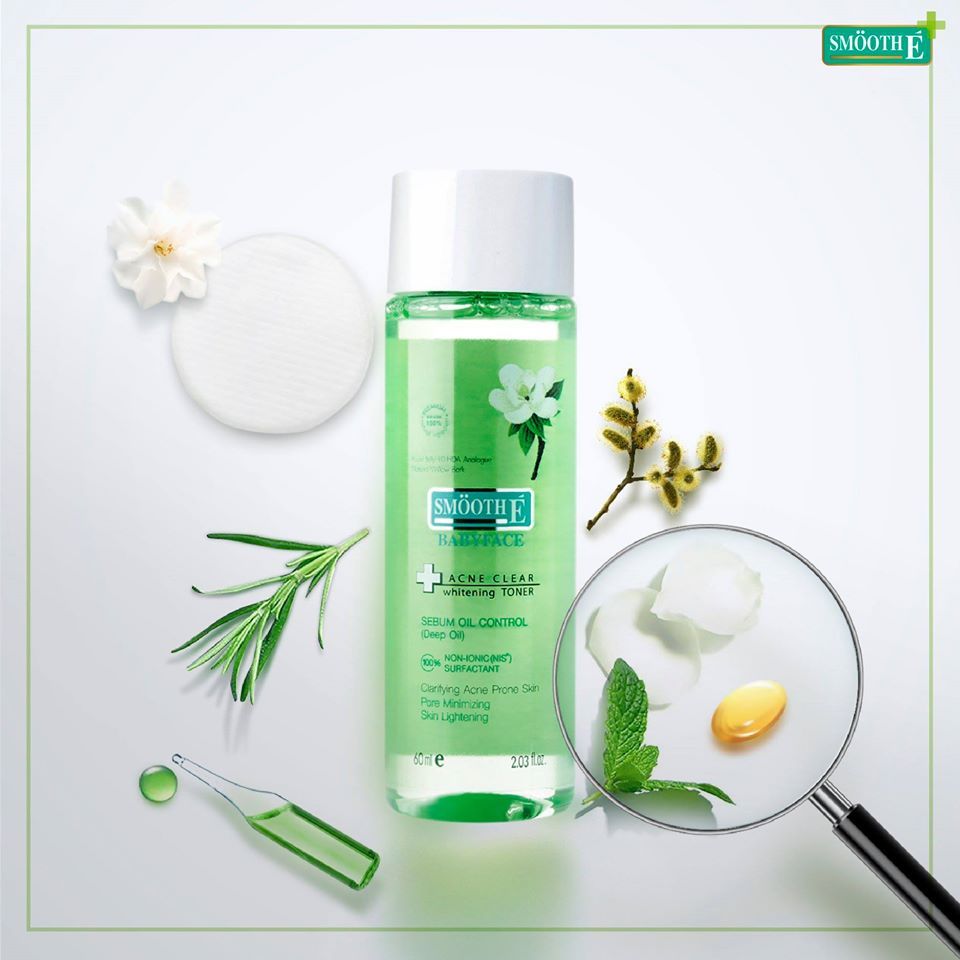 Smooth E Acne-5 Pore Clear Whitening Toner