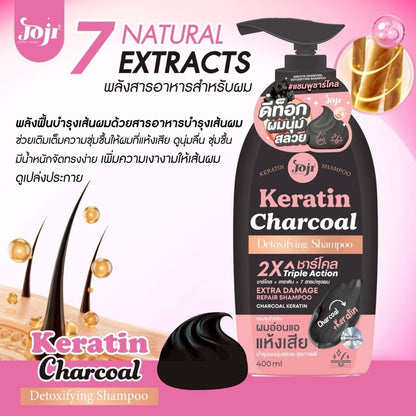 JOJI Secret Young Keratin Charcoal Detoxifying Shampoo