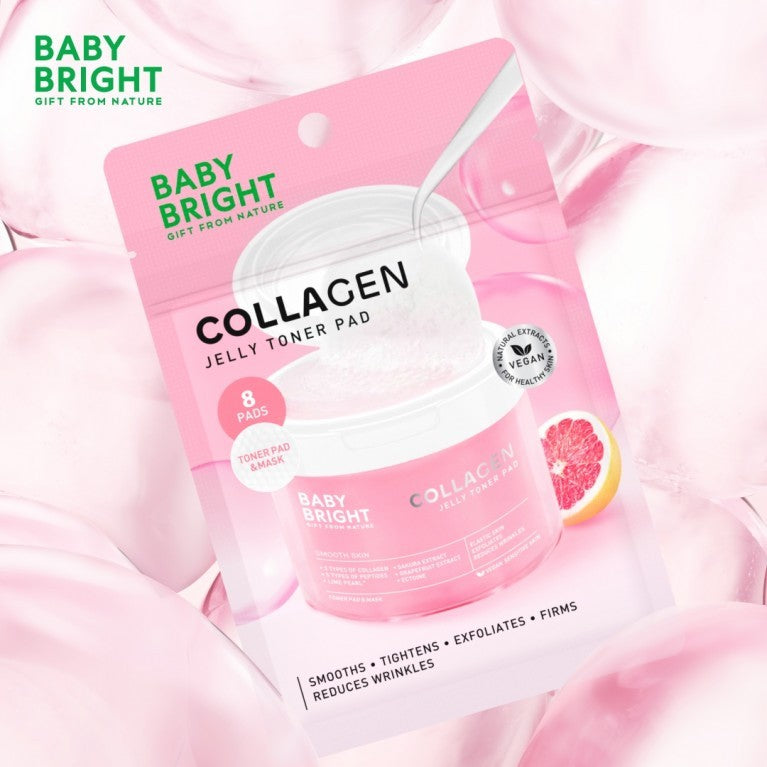 Baby Bright Collagen Jelly Toner Pad - Sachet
