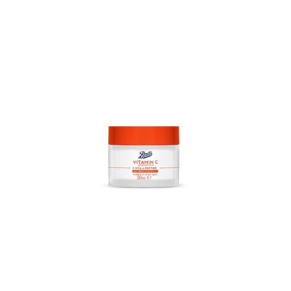 BOOTS Vitamin C Advanced+ HYA & Peptide Cream (Brightening & Anti-Ageing)