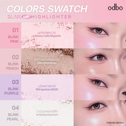 ODBO (Thailand) Blink Cube Highlighter - OD1334