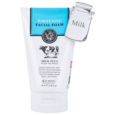 Scentio Milk Plus Whitening Facial Foam