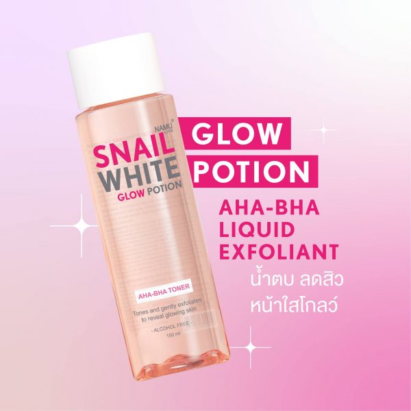 Snail White Glow Potion AHA-BHA Liquid Exfoliant