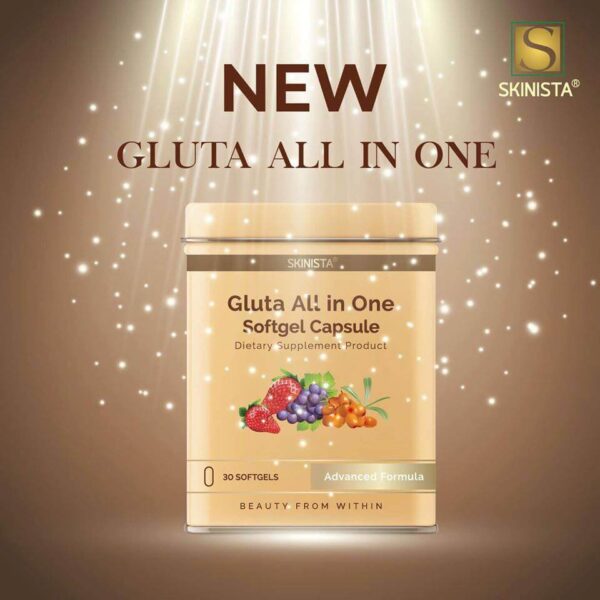 Skinista Gluta All in One Gluta with Berry and Grapeseed Extract