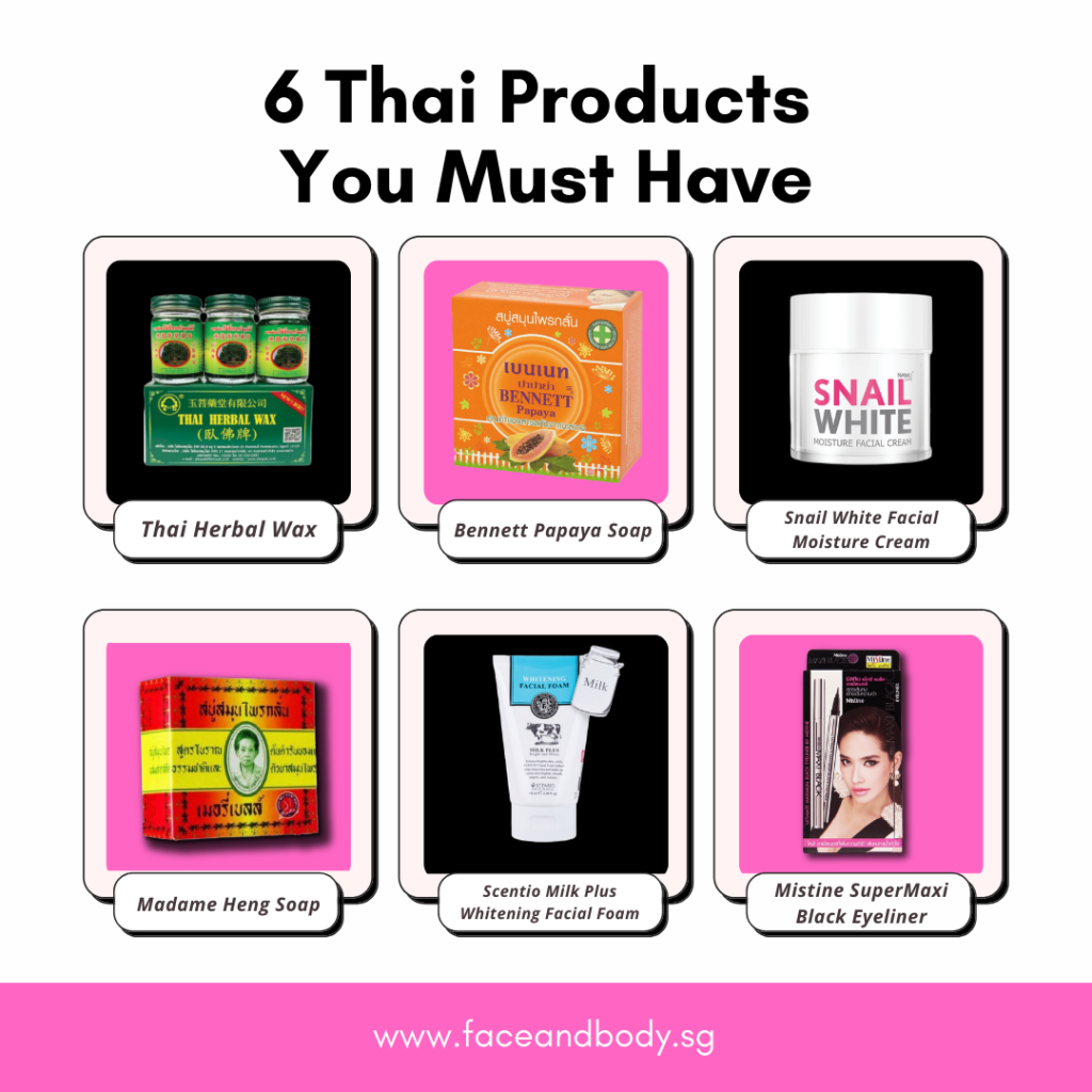 6 MUST HAVE Thai Products !