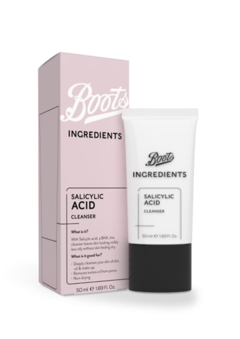BOOTS Ingredients Salicylic Acid Cleanser