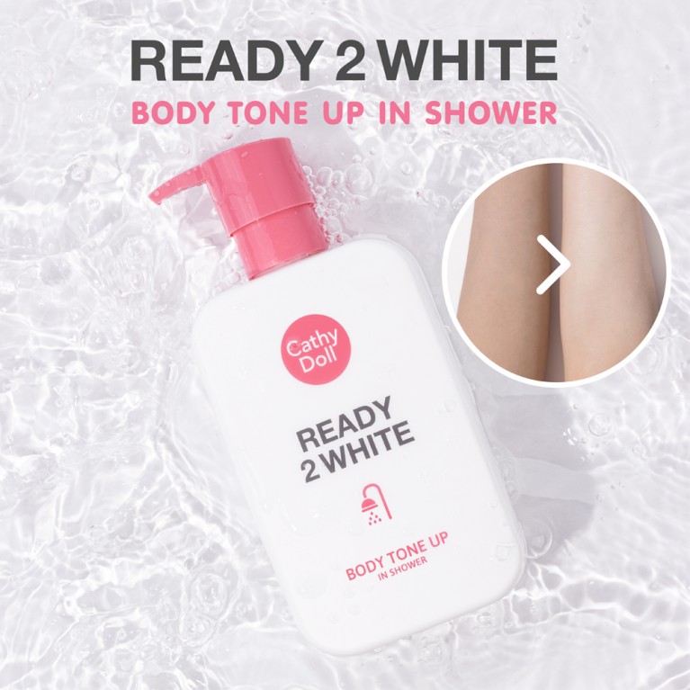 Cathy Doll Ready 2 White Body Tone Up in Shower